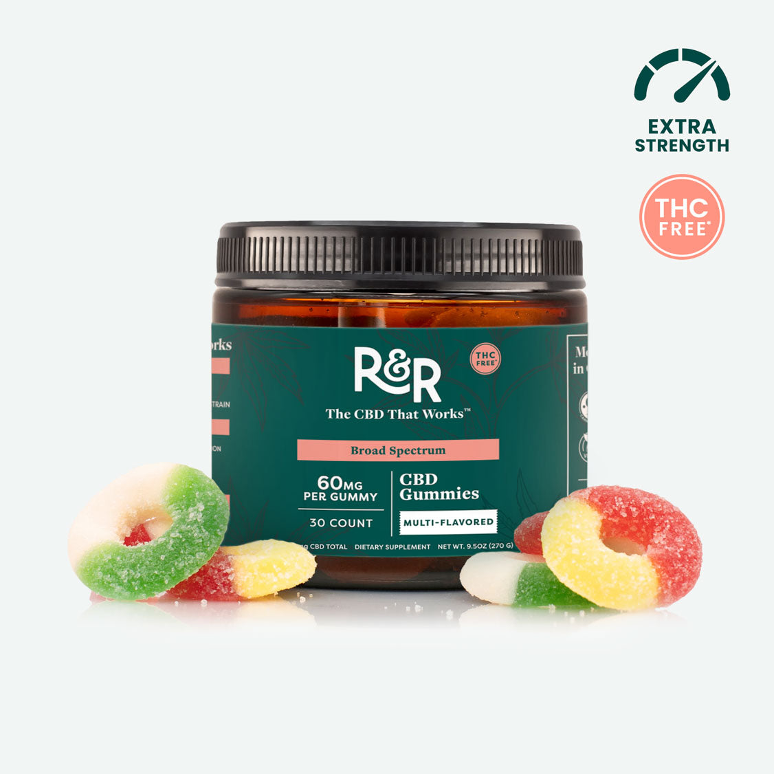 Multifunctional THC-Free CBD Gummies