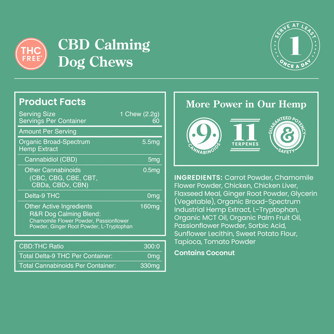 CBD Calming Dog Chews